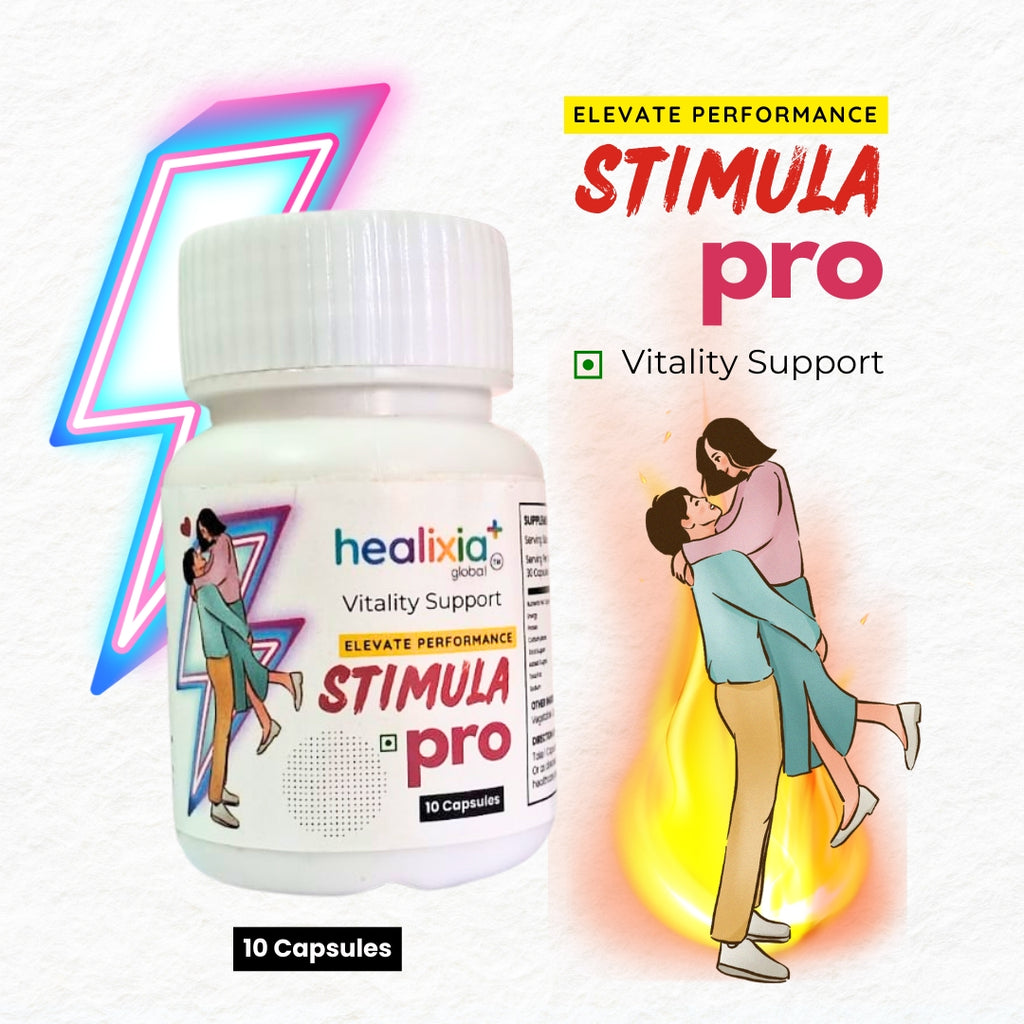 Healixia Global Stimula Pro – Herbal Vitality Support Capsules - Pack of 2
