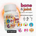 Healixia Global Bone & Joint | Herbal Bone & Joint Support Capsules - Pack of 2