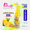 Zamberio Lemon Ginger Flavoured Drink – Pack of 4