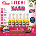 Zamberio Litchi with Chia Seeds Flavoured Drink – Pack of 6